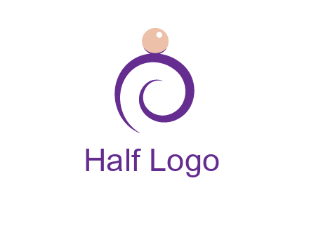 pearl ring jewelry logo