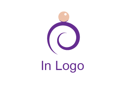 pearl ring jewelry logo