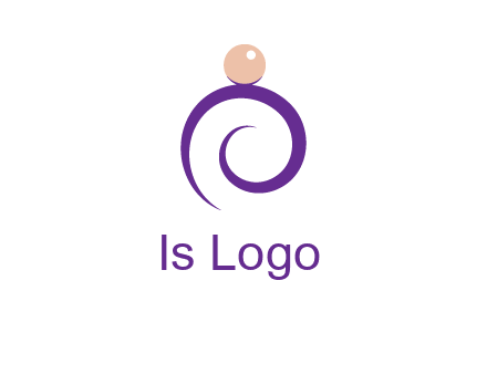 pearl ring jewelry logo