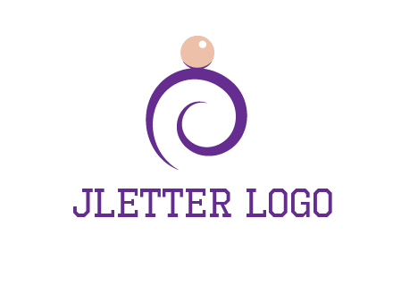 pearl ring jewelry logo