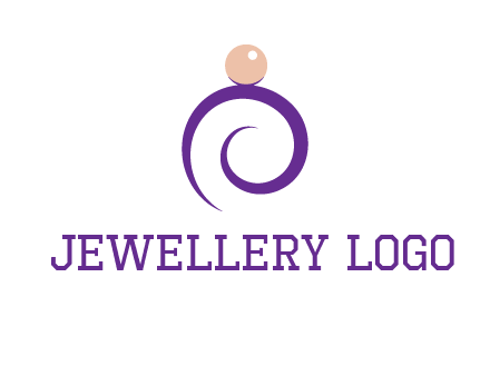 pearl ring jewelry logo