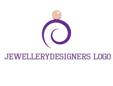 pearl ring jewelry logo