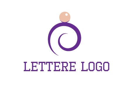 pearl ring jewelry logo