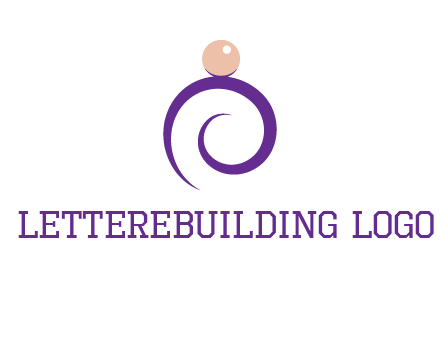 pearl ring jewelry logo