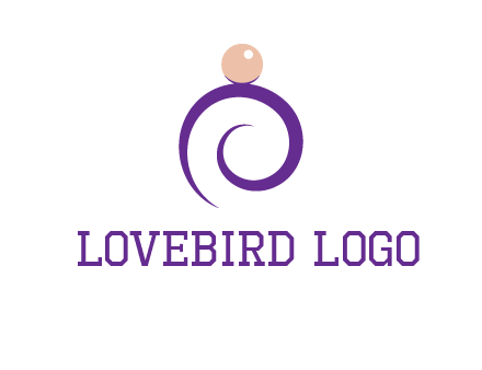 pearl ring jewelry logo