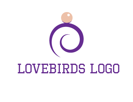 pearl ring jewelry logo