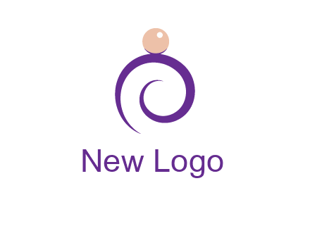 pearl ring jewelry logo