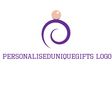 pearl ring jewelry logo