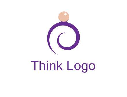 pearl ring jewelry logo
