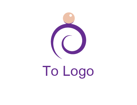 pearl ring jewelry logo