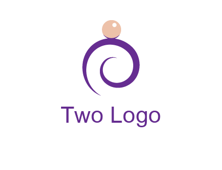 pearl ring jewelry logo