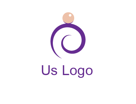 pearl ring jewelry logo