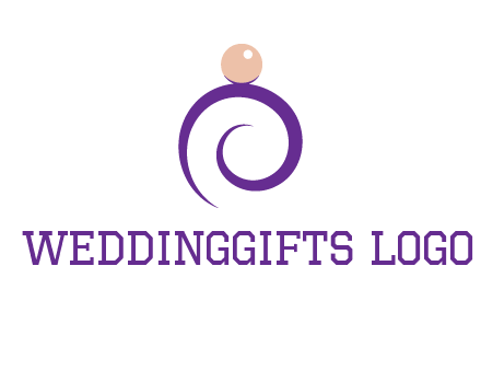 pearl ring jewelry logo