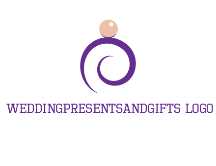 pearl ring jewelry logo