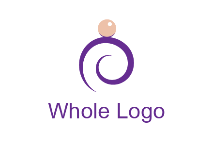 pearl ring jewelry logo