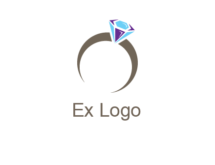 diamond ring logo
