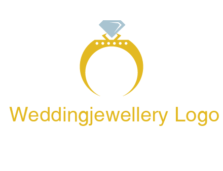 solitaire diamond gold engagement ring logo