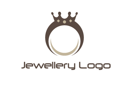 ring with a crown mounting logo
