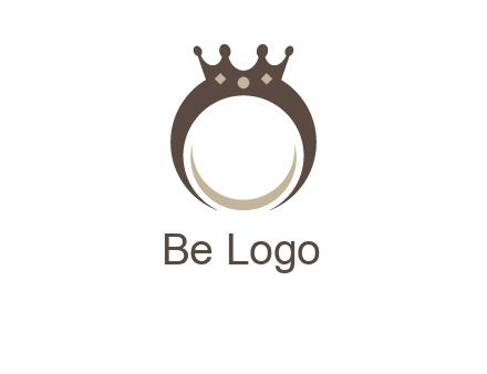 ring with a crown mounting logo