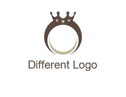 ring with a crown mounting logo