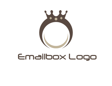 ring with a crown mounting logo