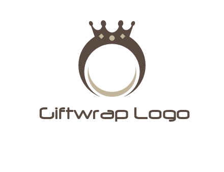 ring with a crown mounting logo