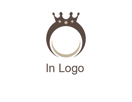 ring with a crown mounting logo