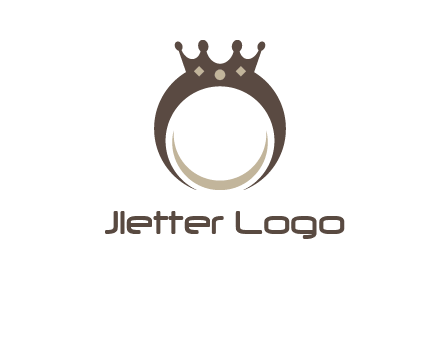 ring with a crown mounting logo