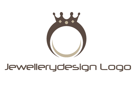 ring with a crown mounting logo