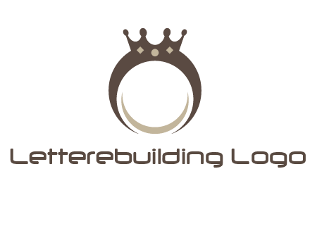 ring with a crown mounting logo