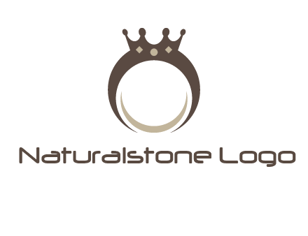 ring with a crown mounting logo