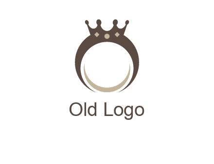 ring with a crown mounting logo