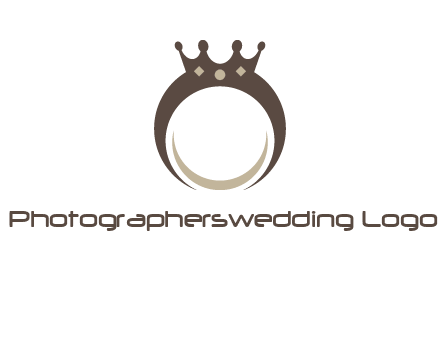 ring with a crown mounting logo