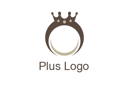 ring with a crown mounting logo