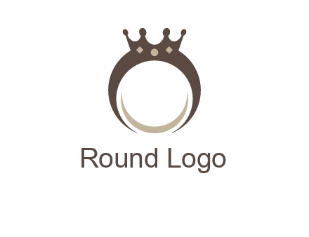 ring with a crown mounting logo