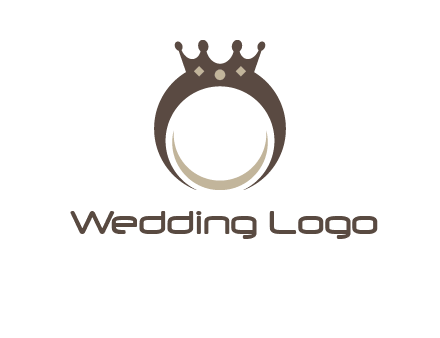 ring with a crown mounting logo