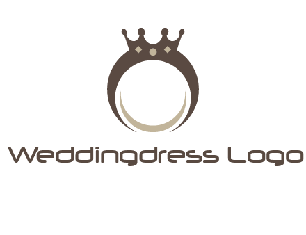 ring with a crown mounting logo