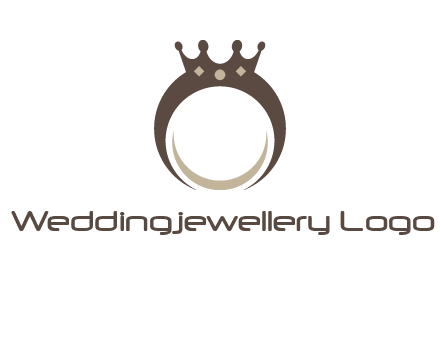 ring with a crown mounting logo