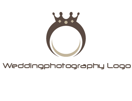 ring with a crown mounting logo
