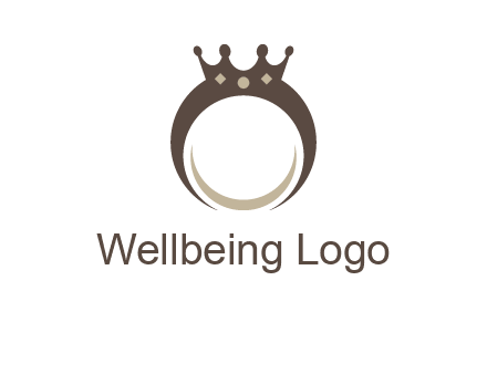 ring with a crown mounting logo
