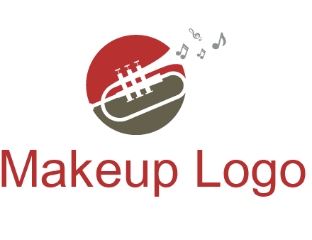 music coming from trumpet logo