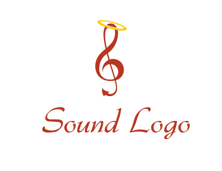 music note with a halo logo