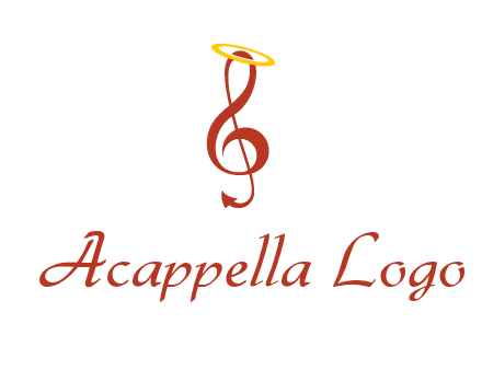 music note with a halo logo