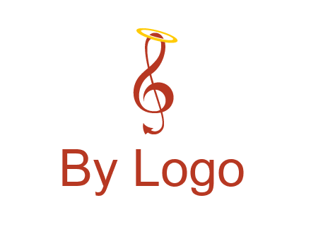 music note with a halo logo