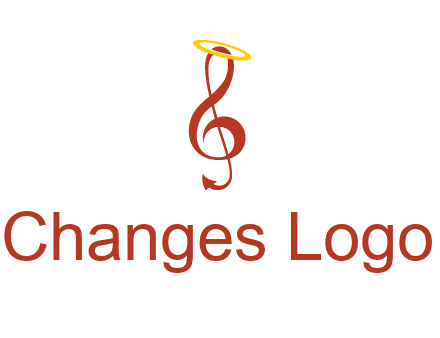 music note with a halo logo