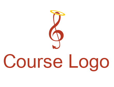 music note with a halo logo