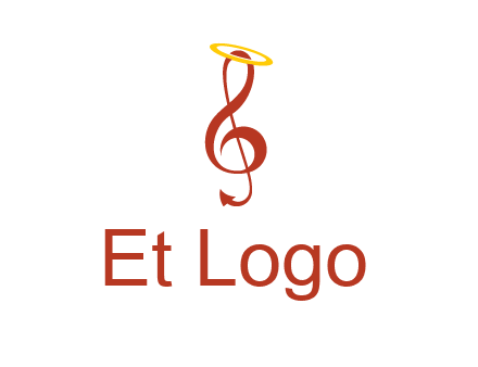music note with a halo logo