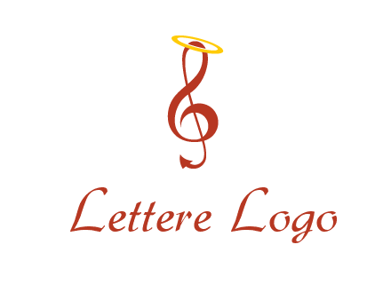 music note with a halo logo