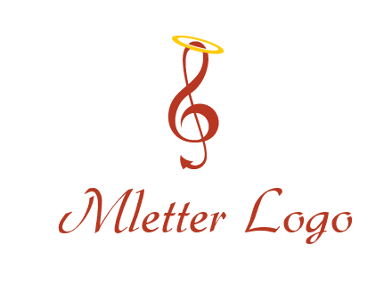 music note with a halo logo