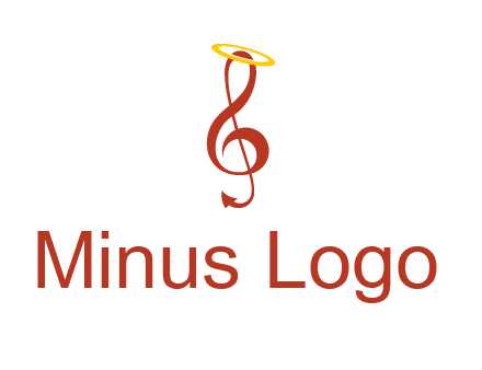 music note with a halo logo